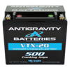 16-volt Lithium "Race" Battery, 20-cell 500ca; Right Negative Terminal - YTX12 Case Size - For High Compression Motors