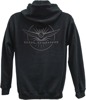 Men's Gold Wing Burst Zip Hoody - Gw Burst Zip Hoody Blk 2Xl