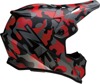 Rise Camouflage Full Face Offroad Helmet Red X-Large