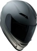 Z1R Jackal Smoke Helmet 2XL Matte Gray - Full-face helmet with drop-down sun visor