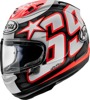 Arai Corsair-X Nicky Reset Helmet Frost XL - Premium full-face helmet with Nicky Reset graphic