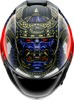 Arai Corsair-X Shogun Helmet XS Blue/Gold/White/Black/Red - Premium full-face helmet with Shogun graphic