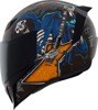 ICON Airflite Trick or Street 4 Helmet XS Black - Full-face helmet with Trick or Street 4 graphic