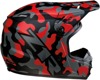 Youth Rise Camo Full Face Offroad Helmet Multi/Red Y-Small