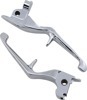 Trigger Hydraulic Brake/Clutch Lever Set Chrome - For 14-16 HD FLH FLT