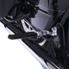 Ciro Black Rail Footpegs w/ Harley Male Mount