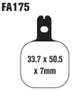 Sintered Double-H Brake Pads