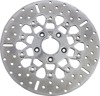 10-Button Polished Carrier Floating Brake Rotor