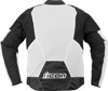 ICON Overlord3 Mesh Jacket Black/White Men's Medium - Mesh riding jacket with D3O protection