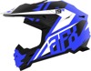 FX-19R Racing Full Face Offroad Helmet Matte Blue/White Small