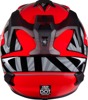 Arai VX-Pro4 Scoop Helmet Red Large - Off-road helmet with Scoop graphic in red