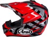 Arai VX-Pro4 Scoop Helmet Red Large - Off-road helmet with Scoop graphic in red