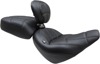 Standard Touring Passenger Seat w/Backrest for Softails - Std Touring Pssngr Seat W/Dbr