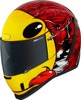 ICON Airform Brozak MIPS Helmet XL Yellow/Red - Full face helmet with MIPS technology