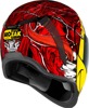 ICON Airform Brozak MIPS Helmet - Large Red/Yellow - Full-face helmet with MIPS and internal sun shield