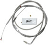 Stainless Steel Throttle & Idle Cables - Replaces 56328-96 & 56327-96 - 42" Cables