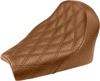 Renegade Lattice Solo Seat Brown Gel - For 18-19 Indian Scout Bobber