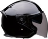 Z1R Road Maxx 2.0 Helmet Gloss Black M - Open-face helmet with drop-down sun visor