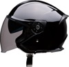 Z1R Road Maxx 2.0 Helmet Gloss Black M - Open-face helmet with drop-down sun visor