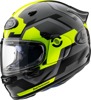 Arai Contour-X Face Helmet 2XL Gloss Fluorescent Yellow - Full-face helmet with aerodynamic design