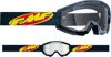 FMF PowerCore Youth Goggles Black Clear Lens - Anti-fog youth goggles with clear lens