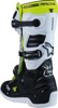 Moose Offroad Youth Tech 7S Boots Black/White/Yellow Sz 4 - Youth off-road boots with MX sole