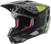 SM5 Rover Full Face Offroad Helmet Gloss Gray/Yellow Small