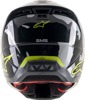 SM5 Rover Full Face Offroad Helmet Gloss Gray/Yellow Small