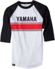 Men's Yamaha Vintage Baseball Tee - Yamaha Vint Bb Tee Whtblk Md