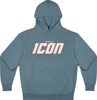 ICON Rizz Rizz Hoodie Men's Large Blue/Off-White - Ultra-soft cotton/poly blend hoodie