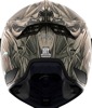 ICON Domain Grand Maw Helmet - Small, Gray - Full-face helmet with FRP shell