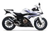 S1R Black Full Exhaust - For 16-21 Honda CBR500