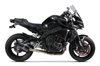 S1R "Black" 3/4 Slip On Exhaust - Carbon Fiber - For 17-21 Yamaha FZ-10 & MT-10