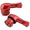 Motorcycle Valve Stems - 11.3mm Red - Pair