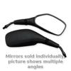 Motorcycle Super Sport Mirror - 10mm Left