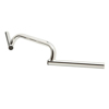 Clubman Bar Handlebars - Low Chrome 1.00" Dia. (slotted) 27.9W--5.31PB