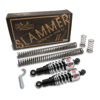 Chrome Slammer Kit - Complete Fork and Shock Lowering - For 88-03 HD Sportster