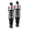 Chrome 10.50" Rear Lowering Slammer Shocks