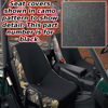 UTV Neoprene Bucket Seat Covers - Black - For 04-12 Yamaha Rhino Moose