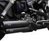 Grand National Black Slip On Exhaust - For 08-17 Harley FXDF FXDLS FXDWG