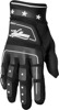 Thor Hallman Digit Gloves Black/White Men's Medium - Vintage inspired MX glove