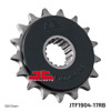 Front Steel Countershaft Sprocket w/ Rubber Damper - 17 Tooth 525