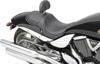 Predator Carbon Fiber Stitched Solo Seat Black Low - For 05-14 Victory Hammer