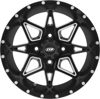 Tornado Beadlock Wheel Black Machined 4/110 14X7 5+2