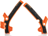 X-Grip Frame Guards Orange/Black - For 13-17 KTM Husqvarna 85cc