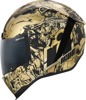 ICON Airform Guardian Helmet Gold M - Full face helmet with Dropshield