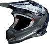 Z1R Youth F.I. Lumen MIPS Helmet - S, Black/Blue/Silver - Youth off-road helmet with MIPS technology