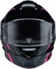 Z1R Solaris 2.0 Slater Modular Helmet Black/Pink L - Modular helmet with drop-down sun visor