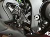 V3 Adjustable Rearset - Black - For 16-20 Kawasaki ZX10R