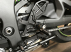 V3 Adjustable Rearset - Black - For 16-20 Kawasaki ZX10R